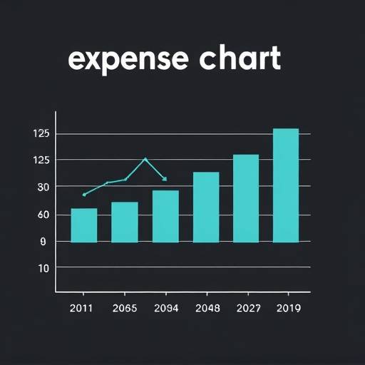 A chart showing expense categories and potential areas for reduction
